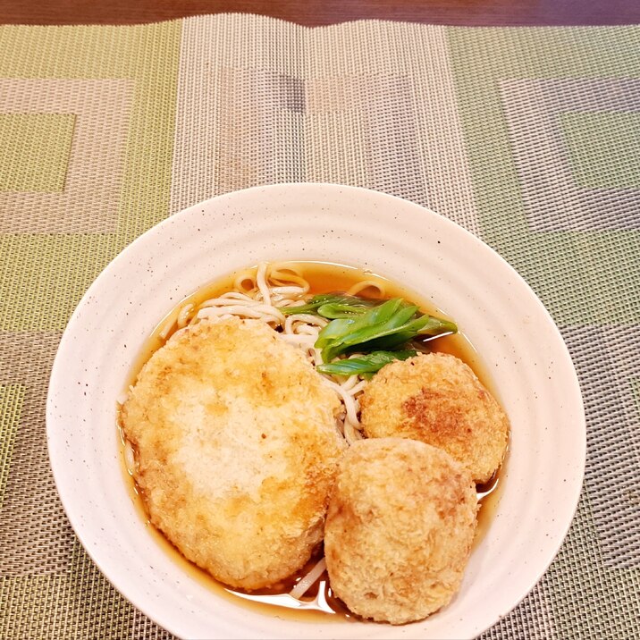 たくさんコロッケを作ったら リメイク!コロッケそば